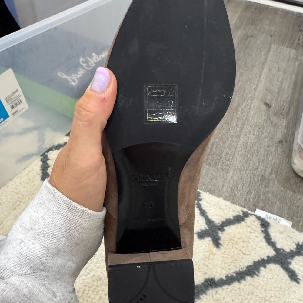 PRADA brown Chelsea boots like NEW! Size 39 - Picture 5 of 8